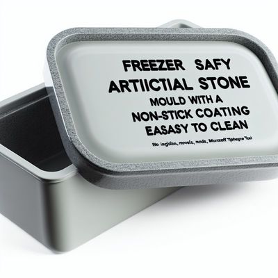 Bezpieczny w zamrażarce sztuczny kształt z kamienia z powłoką nieprzylepną, łatwy do czyszczenia