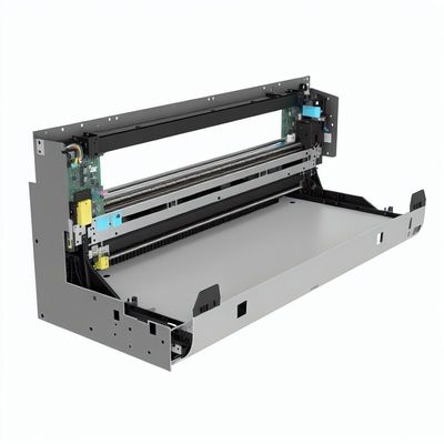 Mechanizmy pomocnicze do drukarek płaskoładowych typu PET