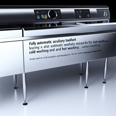 Całkowicie automatyczne narzędzia pomocnicze do prania na zimno i na gorąco